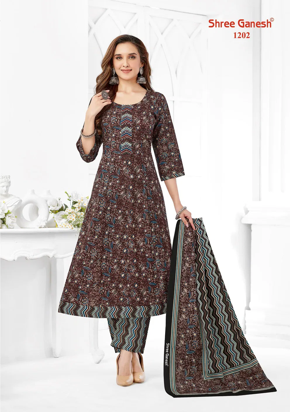Zeenat Vol 2 By Shree Ganesh Cotton Anarkali Readymade Suits Wholesale